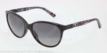 Dolce & Gabbana Zonnebril DG4171P Black polar gray gradient