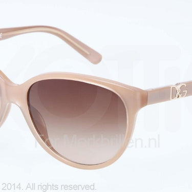 Dolce & Gabbana Zonnebril DG4171P Top crystal on pearl san brown gradient