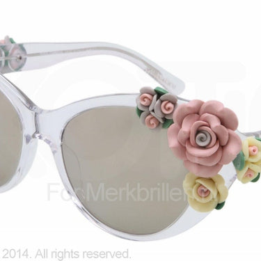 Dolce & Gabbana Zonnebril DG4180 Crystal brown mirror gold