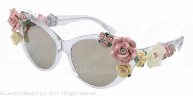 Dolce & Gabbana Zonnebril DG4180 Crystal brown mirror gold