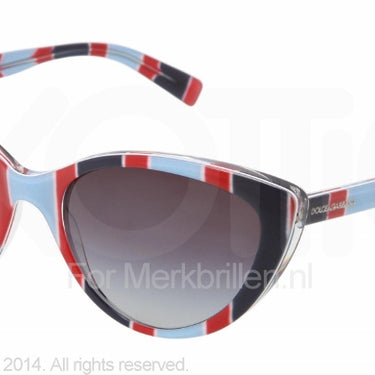 Dolce & Gabbana Zonnebril DG4181P Stripes azure/red/blue gray gradient