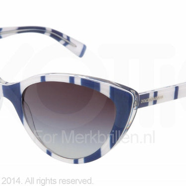 Dolce & Gabbana Zonnebril DG4181P Stripes blue/white gray gradient