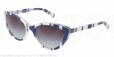 Dolce & Gabbana Zonnebril DG4181P Stripes blue/white gray gradient