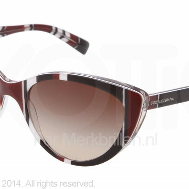 Dolce & Gabbana Zonnebril DG4181P Stripes brown/black/whit brown gradient