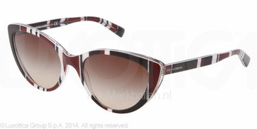 Dolce & Gabbana Zonnebril DG4181P Stripes brown/black/whit brown gradient