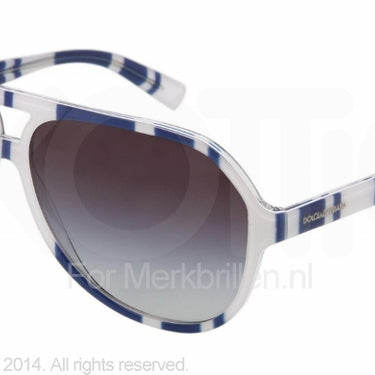 Dolce & Gabbana Zonnebril DG4182P Stripes blue/white gray gradient