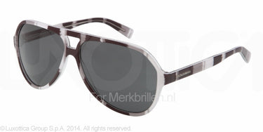 Dolce & Gabbana Zonnebril DG4182P Stripes black/gray/white grey