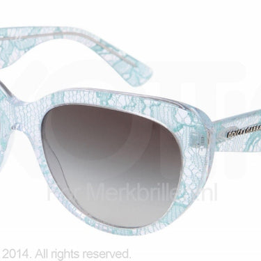 Dolce & Gabbana Zonnebril DG4189 Green lace gray gradient