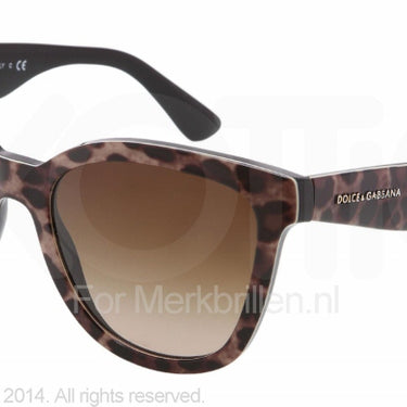 Dolce & Gabbana Zonnebril DG4190 Leopard brown gradient