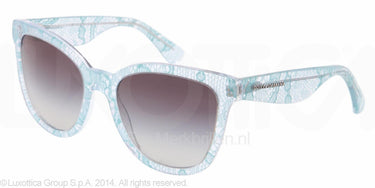Dolce & Gabbana Zonnebril DG4190 Green lace gray gradient