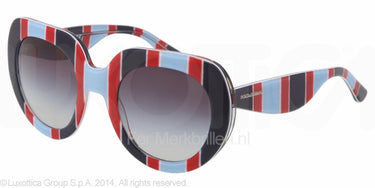 Dolce & Gabbana Zonnebril DG4191P Stripes azure/red/blue gray gradient