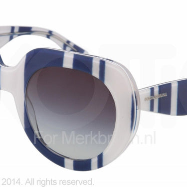 Dolce & Gabbana Zonnebril DG4191P Stripes blue/white gray gradient