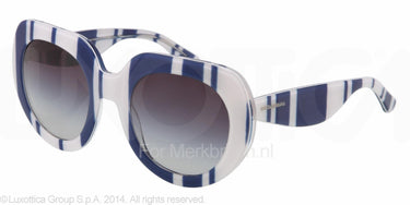 Dolce & Gabbana Zonnebril DG4191P Stripes blue/white gray gradient