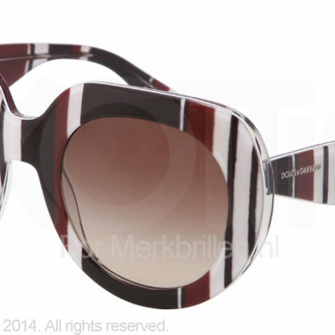 Dolce & Gabbana Zonnebril DG4191P Stripes brown/black/whit brown gradient