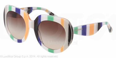 Dolce & Gabbana Zonnebril DG4191P Green/yellow/blue/white brown gradient