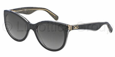 Dolce & Gabbana zonnebril DG4192 Zwart glitter/goud