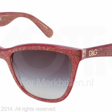 Dolce & Gabbana Zonnebril DG4193 Glitter bordeaux gray gradient