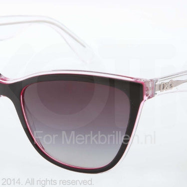 Dolce & Gabbana Zonnebril DG4193 Black/peral fuxia/crysta grey gradient