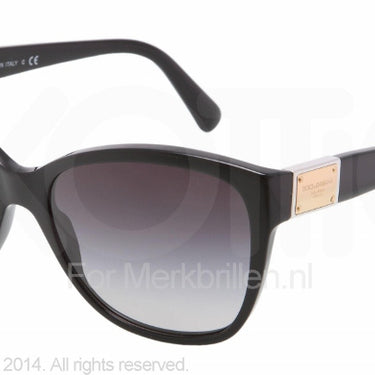 Dolce & Gabbana Zonnebril DG4195 Black gray gradient