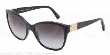 Dolce & Gabbana Zonnebril DG4195 Black gray gradient
