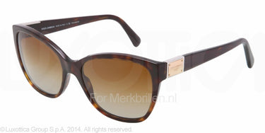 Dolce & Gabbana Zonnebril DG4195 Havana polar brown gradient