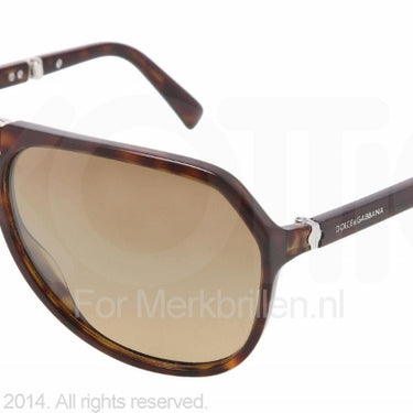 Dolce & Gabbana Zonnebril DG4196 Havana polar brown gradient