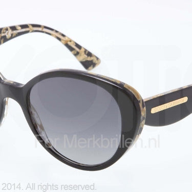 Dolce & Gabbana Zonnebril DG4198 Top nero on gold leaf polar grey gradient