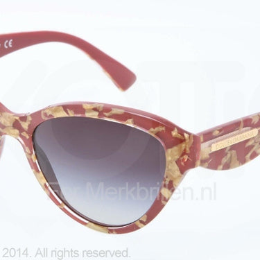 Dolce & Gabbana Zonnebril DG4199 Leaf gold on red gray gradient