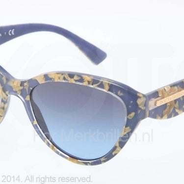 Dolce & Gabbana Zonnebril DG4199 Leaf gold on azure blue gradient