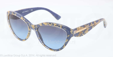 Dolce & Gabbana Zonnebril DG4199 Leaf gold on azure blue gradient