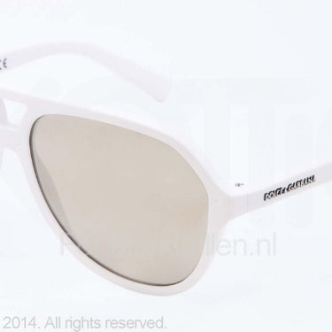 Dolce & Gabbana Zonnebril DG4201 Matte white gray silver mirror