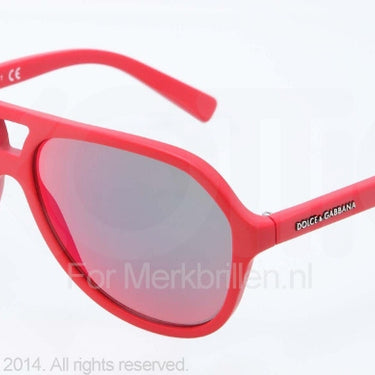 Dolce & Gabbana Zonnebril DG4201 Matte red red multilayer