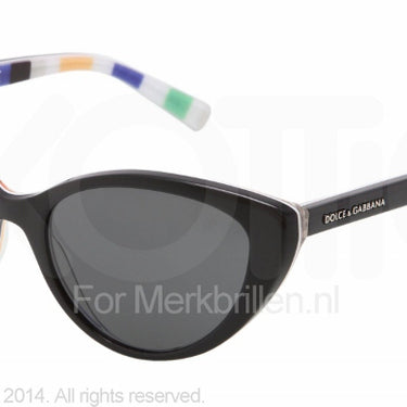 Dolce & Gabbana Zonnebril DG4202 Top black/stripes grey