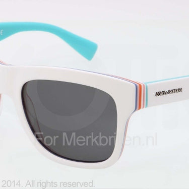 Dolce & Gabbana Zonnebril DG4203 White/multilayer/turquoi grey