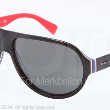 Dolce & Gabbana Zonnebril DG4204 Black/multilayer/red grey