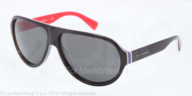 Dolce & Gabbana Zonnebril DG4204 Black/multilayer/red grey