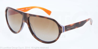 Dolce & Gabbana Zonnebril DG4204 Havana/multilayer/orange polar brown gradient