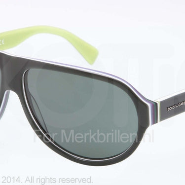 Dolce & Gabbana Zonnebril DG4204 Green/multilayer/lime gray green