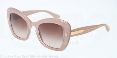 Dolce & Gabbana Zonnebril DG4205 Top crystal on pearl san brown gradient