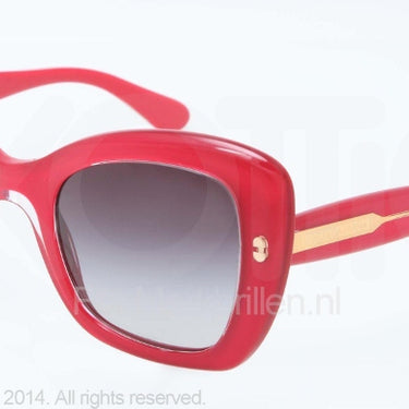 Dolce & Gabbana Zonnebril DG4205 Top crystal on pearl red grey gradient