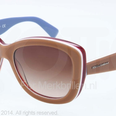 Dolce & Gabbana Zonnebril DG4206 Brown/multilayer/bluette brown gradient