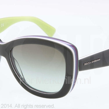 Dolce & Gabbana Zonnebril DG4206 Green/multilayer/lime green gradient