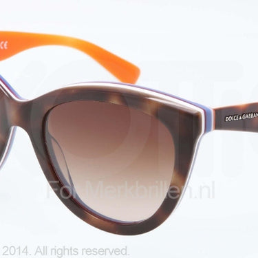 Dolce & Gabbana Zonnebril DG4207 Havana/multilayer/orange brown gradient