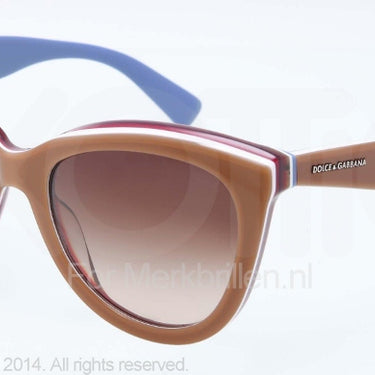 Dolce & Gabbana Zonnebril DG4207 Brown/multilayer/bluette brown gradient