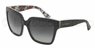 Dolce & Gabbana DG4234 Zwart /wit carnation