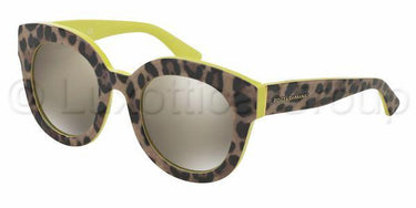 Dolce & Gabbana zonnebril DG4235 Luipaard geel