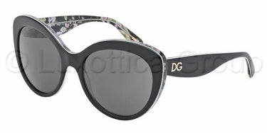 Dolce & Gabbana zonnebril DG4236 Zwart peach flower