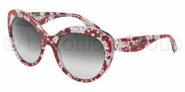 Dolce & Gabbana zonnebril DG4236 Rood peach flower