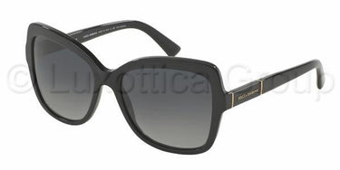 Dolce & Gabbana zonnebril DG4244 Zwart gepolariseerd
