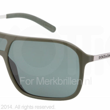 Dolce & Gabbana Zonnebril DG6083 Green rubber grey green